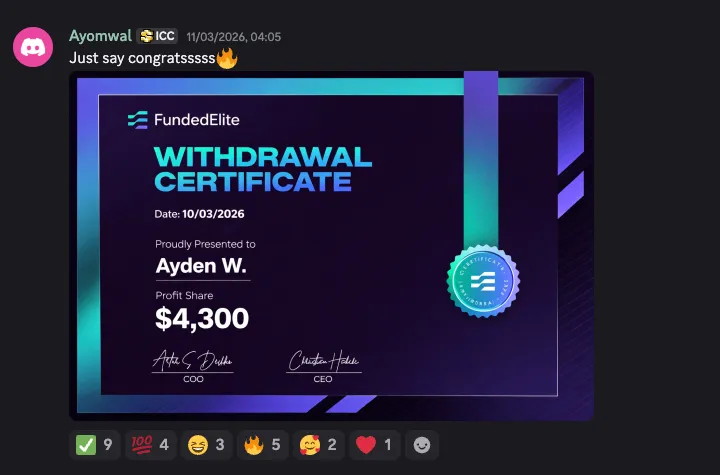 Ayden W payout certificate